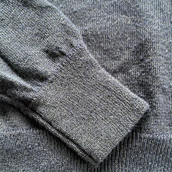 Excellent condition navy with shimmer sweater - Picture 2 of 2